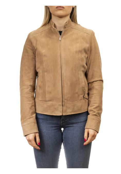 sand suede jacket PK BY PASKAL | R361CAM-SABBIA
